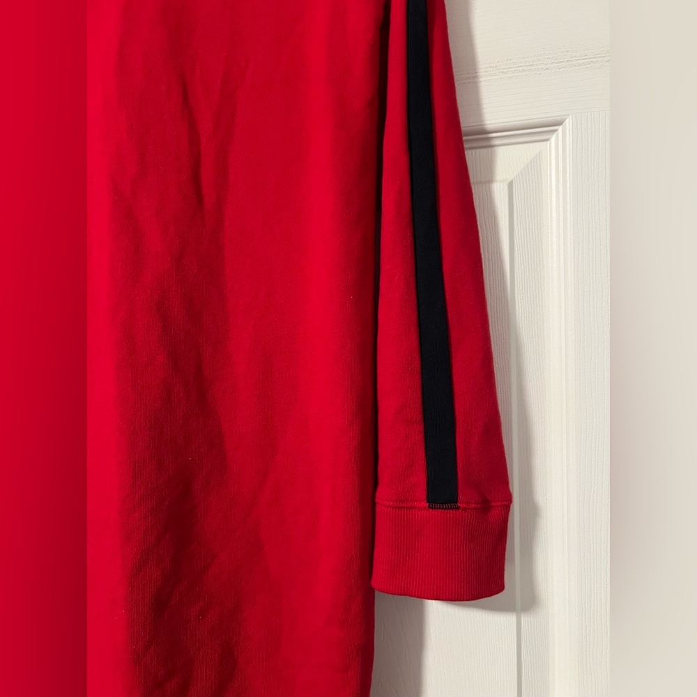 Tommy Hilfiger Vintage Y2K 90s Red White Blue‎ Patriotic Long Sleeve Dress Retro - Picture 7 of 8